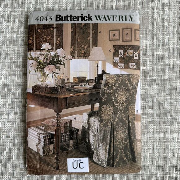 BUTTERICK SEWING PATTERN 4043 HOME OFFICE ACCESSORIES Home Decor UNCUT - Picture 1 of 2